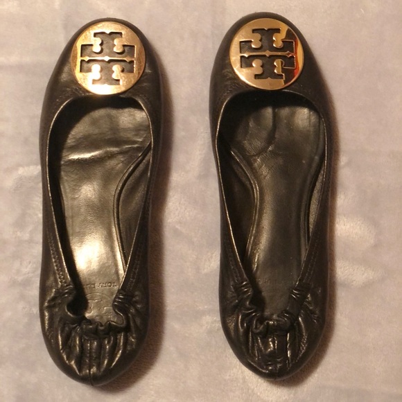 TORY BURCH REVA FLATS *GREAT USED CONDITION* - Picture 1 of 7